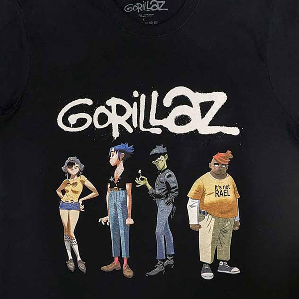 2022 GORILLAZ バンド Tシャツ Amazon.com: Official Band Shirts Gorillaz Sitting Pink T